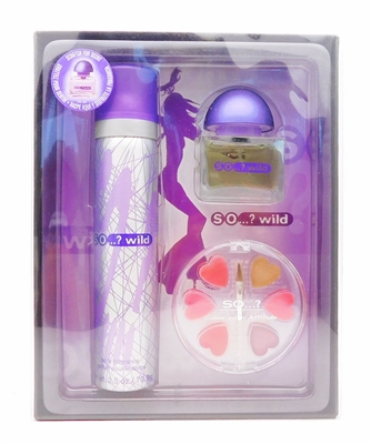 So...? Wild Set: Body Fragrance 2.5 Oz., Eau de Toilette 1 Fl Oz., Lip Gloss .12 Oz.