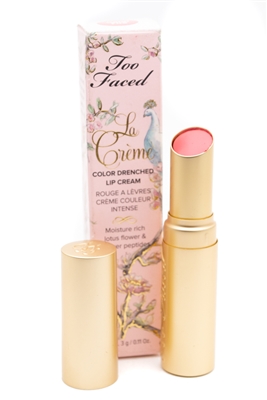 Too Faced La Creme Color Drenched Lip Balm Coral Fire .11 Oz