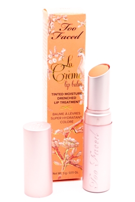 Too Faced La Creme Tinted Moisture Lip Balm Peachy Keen .11 Oz