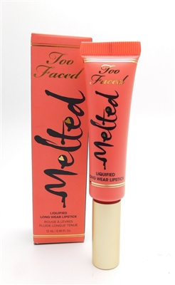 Too Faced Melted Liquified Long Wear Lipstick Melted Melon .40 Fl Oz.