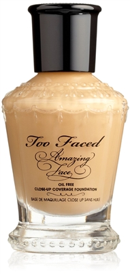 Too Faced Amazing Face Oil Free Close Up Coverage Foundation Warm Honey 1 Oz