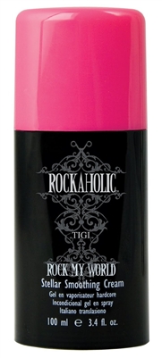 TIGI Rockaholic Rock My World Stellar Smoothing Cream 3.46 Oz