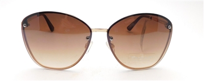 TAHARI by Elie Tahari Sunglasses Model HHTH1019-R TH652 GLDBR Gold/Brown
