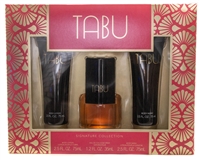 TABU Signature Collection: Body Lotion 2.5 fl oz, Eau de Cologne Spray 1.25 f oz, Body Wash 2.5 fl oz