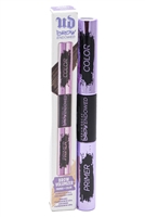 Urban Decay BROW ENDOWED Brow Volumizer, Primer + Color Primer (.125oz) + Color (.149oz) , Dark Drapes (Dark Brown)