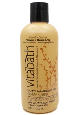 Vitabath CUPCAKE COUTURE Vanilla Bourbon Body Wash  12 fl oz