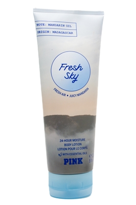 Victoria's Secret PINK Fresh Sky 24 Hr Juicy Mandarin Body Lotion   8 fl oz