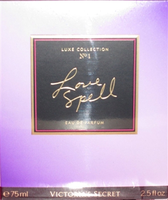 Victoria's Secret Luxe Collection No.1  Love Spell Eau de parfum 2.5 Oz