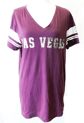 Victoria's Secret 'Las Vegas' 'Las Vegas Love Pink' Sports Tee purple Size Medium