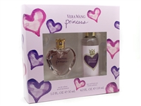 Vera Wang PRINCESS Gift Set: Hair and Body Mist 4 fl oz, Eau de Toilette Spray 1 fl oz.