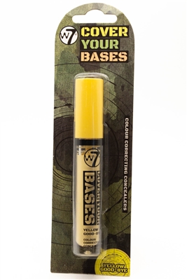 w7  COVER YOUR BASES, Yellow Good Bye Color Correcting Concealer  .17 fl  oz