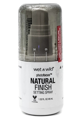 wet n wild photofocus NATURAL FINISH Setting Spray   1.5 fl oz