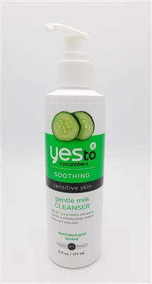 Yes to Cucumbers Gentle Milk Cleanser 6 Fl Oz.