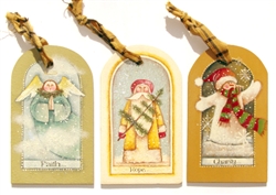 Lynne Andrews Faith, Hope and Charity Ornaments Pattern Packet.