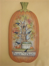 Lynne Andrews Peace and Plenty Pumpkin Plaque Pattern Packet.