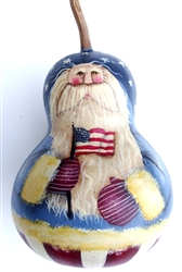 Lynne Andrews Patriotic Gourd Santa Pattern Packet