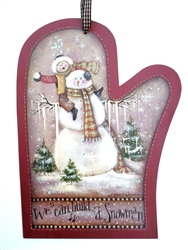 Lynne Andrews Build A Snowman Mitten Pattern Packet