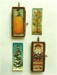 Lynne Andrews Seasonal Locket Pattern Packet.