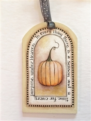 Lynne Andrews treasured tags pumpkin pattern packet