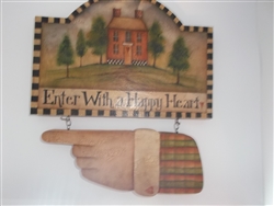 Lynne Andrews Happy Hearted Plaque Pattern Packet