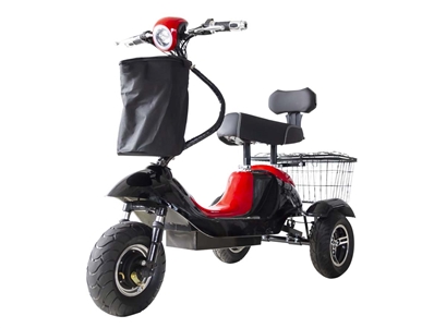 Mini Rickshaw 48V Mobility Scooter Dual - Black