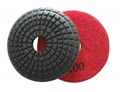 3 inch convex wet polishing pad, 100grit