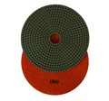 7 inch wet polishing pad, grit 1500