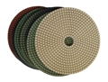 7" Wet Polishing Pad Set With White Buff