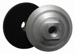 3 inch Velcro Back-up Pad, Aluminum, Rigid, 5/8 inch -11 Thread