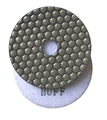 4" Premium Dry Polishing Pad, White Buff