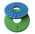 5" Concrete terrazzo diamond polishing pads, step 1