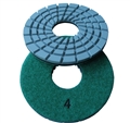 5" Concrete terrazzo diamond polishing pads, step 4