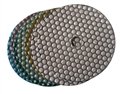 6" Dry Polishing Pad Set for Granite, Marble, Concrete