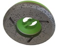 4 inch Diamond Shaping Wheel, Fine, Step 2