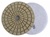 4 inch Edge Polishing Pad, Velcro Back, White Buff