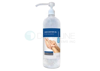 Hand Sanitizer Gel, with 70% Alcohol, 32 oz. with Pump Top, 6 bottles/case