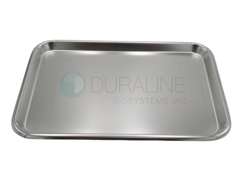 Stainless Steel Instrument Flat Tray, Medium Sterilizable, 1 each