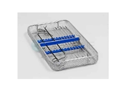 DIN 1/1 mesh tray for rigid optics and MIS instruments