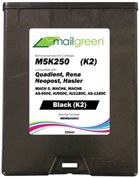 Quadient Compatible M5K250 Black Ink Tank for Envelope Printers