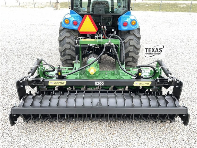 ACMA E200 3-Pt Power Harrow w/Roller