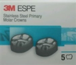3M ESPE 5 Stainless Steel Primary Molar Crowns All sizes Dental