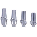 10 x Straight Titanium Esthetic Anatomic Abutment Dental Implants Collar