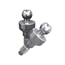 10 Ball Attachments Titanium Abutments for Dental Implants Fits AB MIS Zimmer