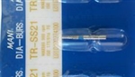 Mani Diamond DentalÂ TR-SS21 Round Chamfer Short Shank 10 Burs