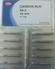 Darby Carbide RoundÂ Bur RA 8 Pack of 10Â Dental England LatchÂ Type