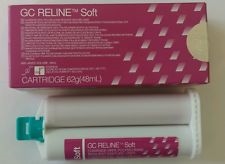 GC Reline Soft Chairside Denture Liner PVS Cartridge 62g (48ml) Japan Dental