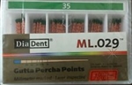 Diadent Gutta PerchaÂ Points Size 35 ISOÂ Color Coded Box of 120