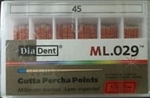 Diadent Gutta PerchaÂ Points Size 45 ISOÂ Color Coded Box of 120