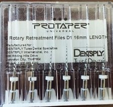 Dental Dentsply Tulsa Rotary RetreatmentÂ ProTaper UniversalÂ Files 16 mm D1