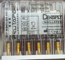 Dental Dentsply Maillefer Rotary ProTaper Universal Engine NiTi Files 21 mm F5